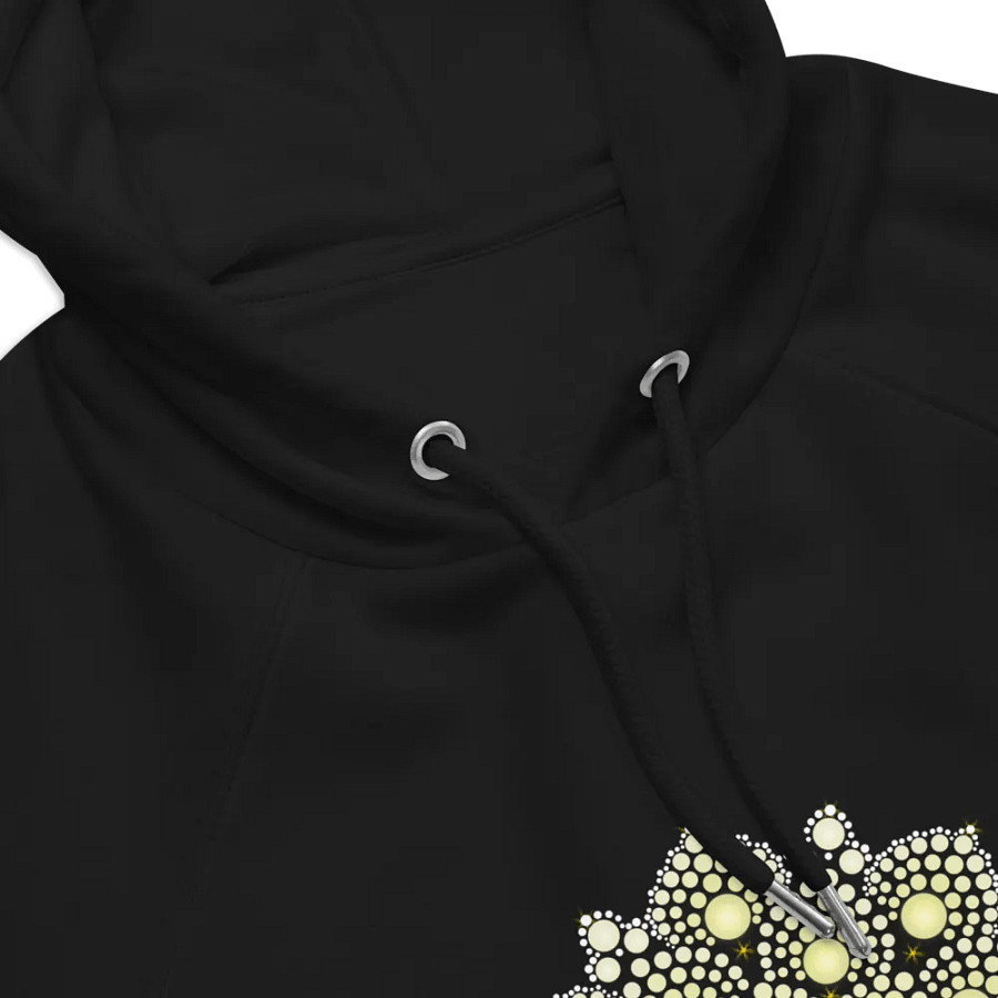 Yellow Dot Mandala Unisex Eco Hoodie product image (9)