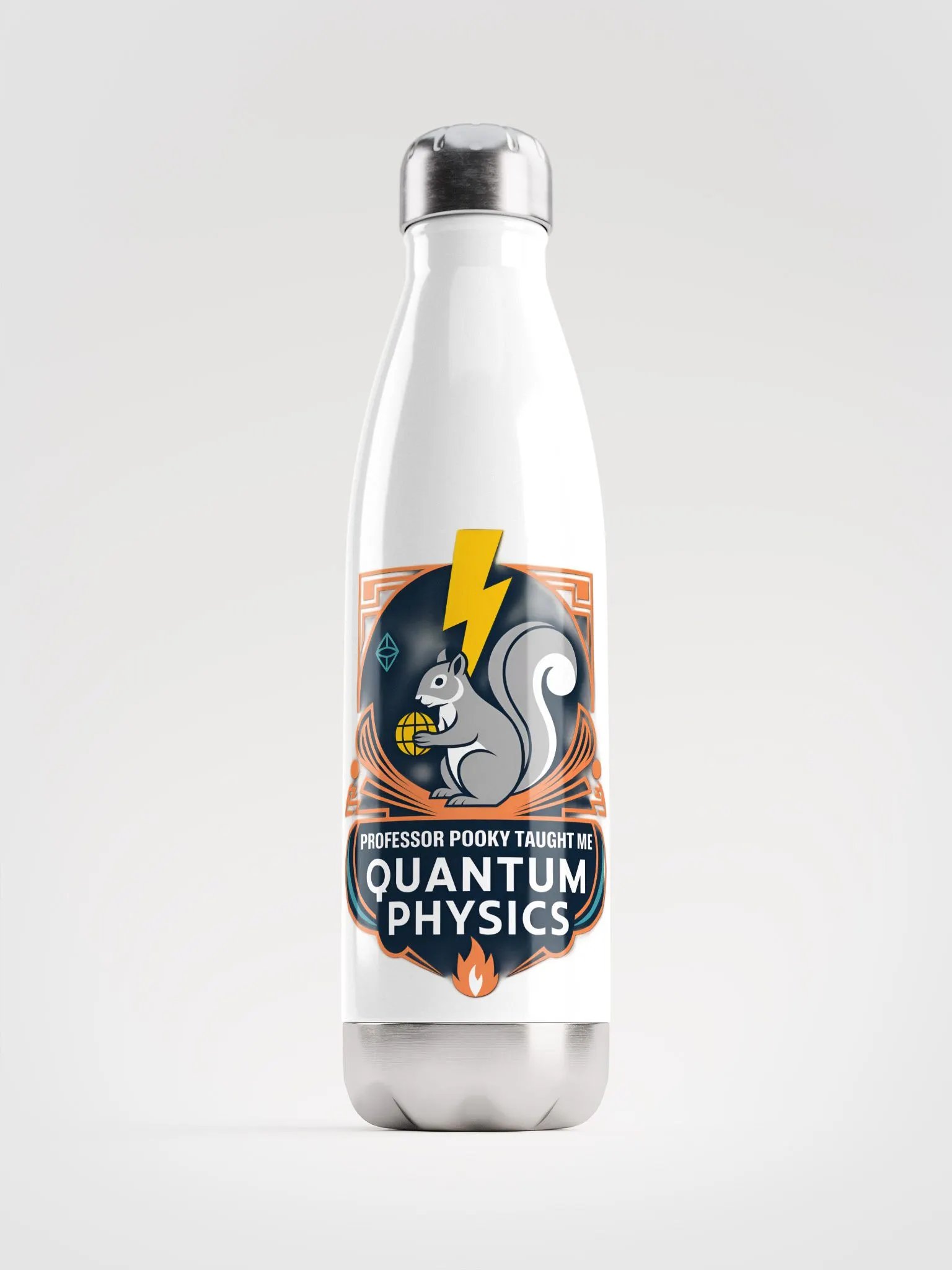 Water Bottle: Professor Pooky Taught Me Quantum Physics product image (1)