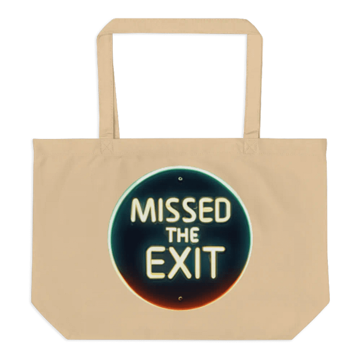 Neon Drive Organic Tote Bag product image (2)