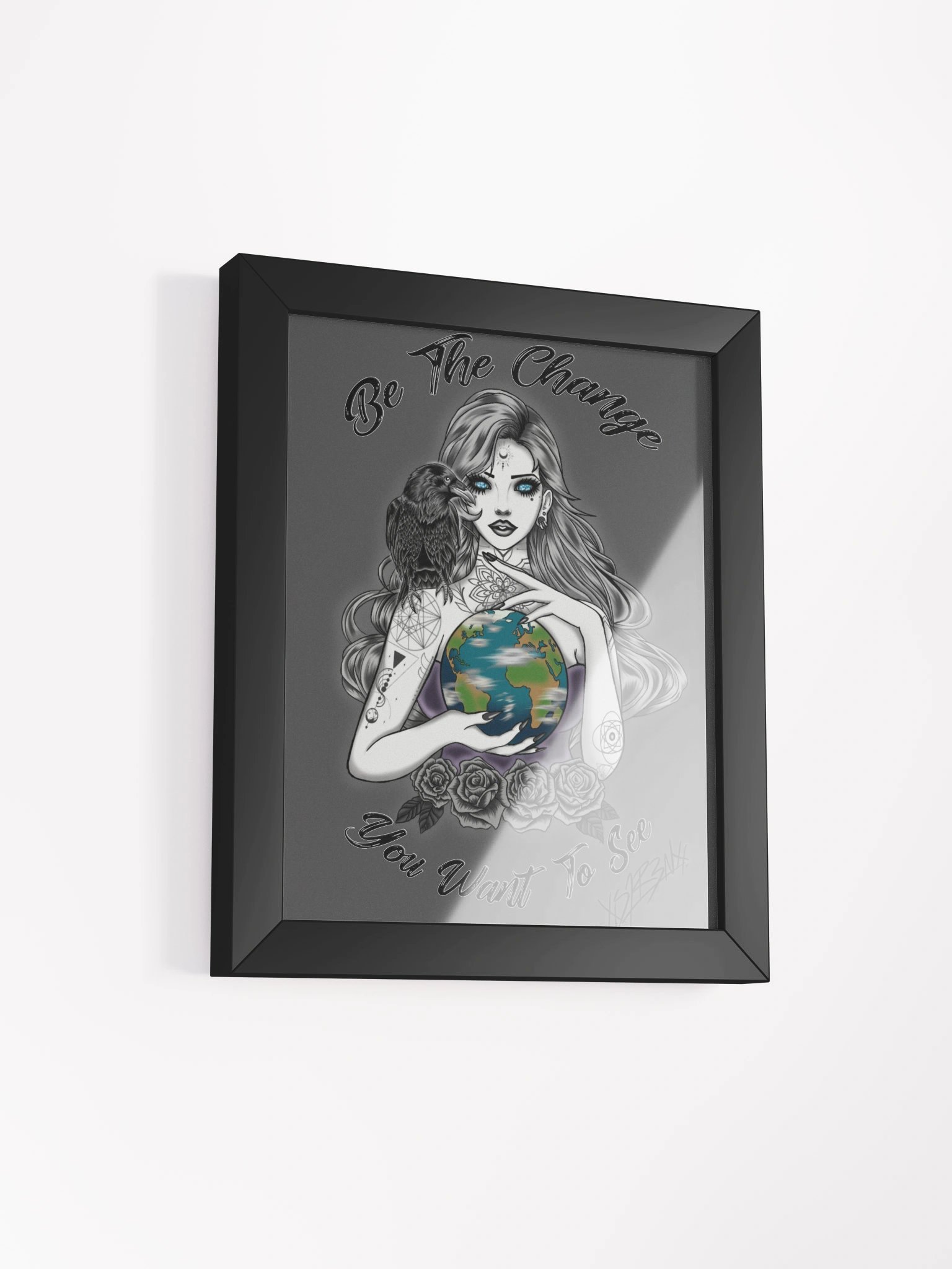 Be the Change Poster Signed / Framed product image (9)