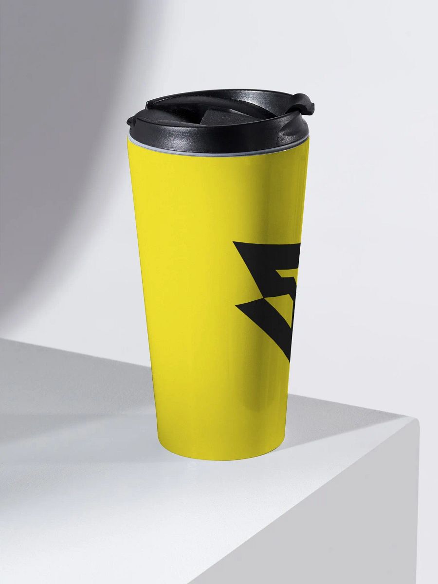Staffy Logo Inverse Travel Mug (Steel) product image (2)