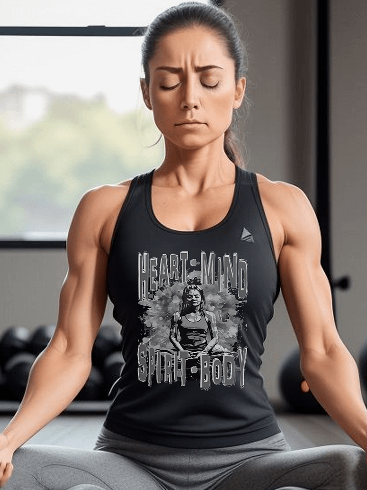 Takes Heart Mind Spirit Body Fitness Meditation Trainer Tank Top product image (1)