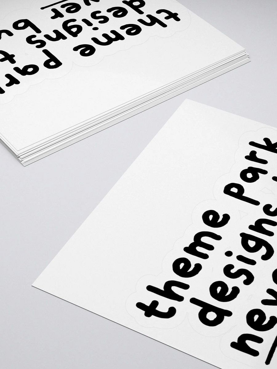Designs To Never Build Sticker product image (4)