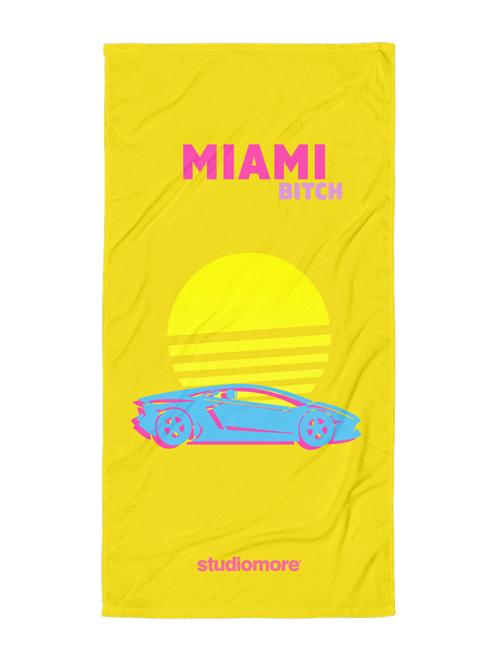 Miami Bitch Beach Towel product image (1)