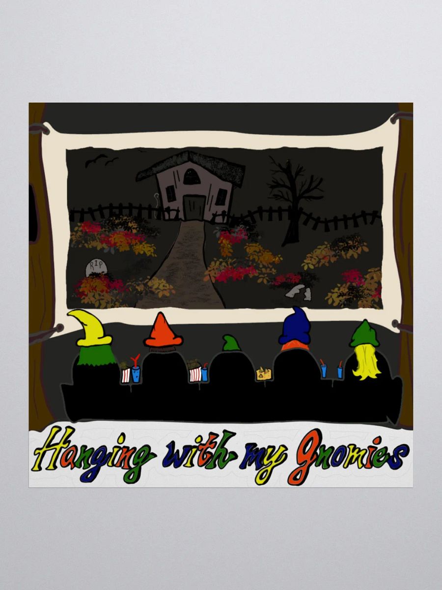 Hanging with my gnomies stickers product image (1)