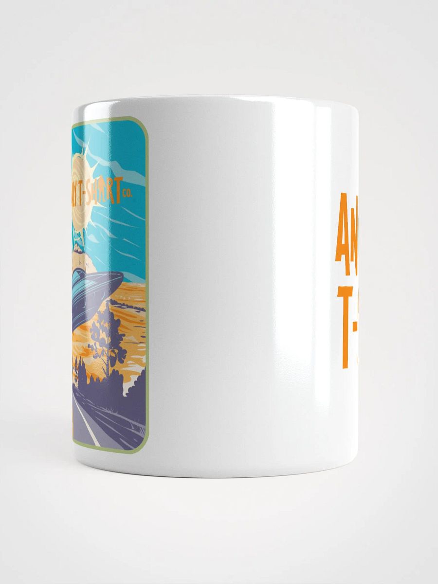 UFO Desert Drag Race White Mug product image (3)