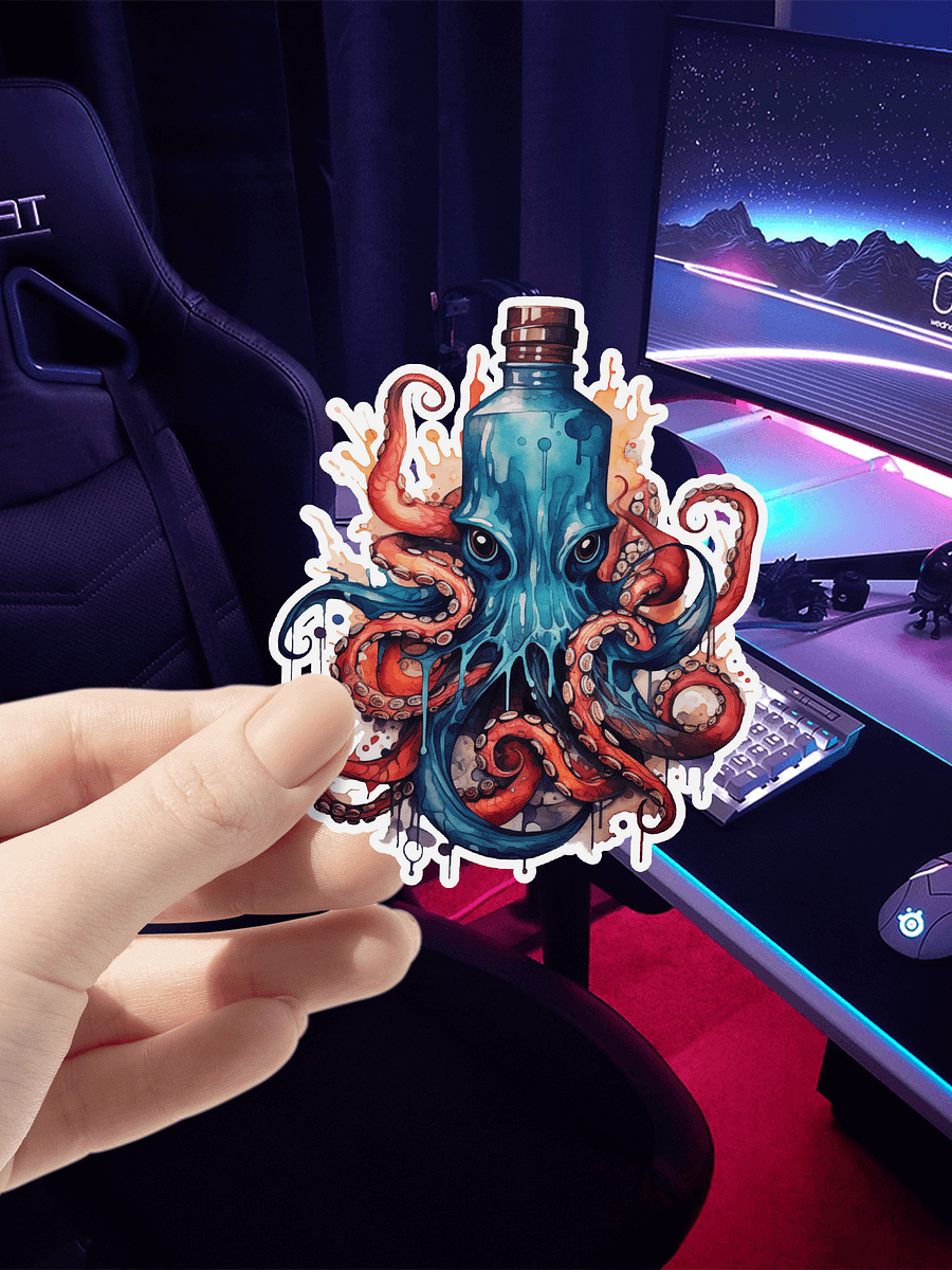 Octo-Bottle Sticker product image (1)