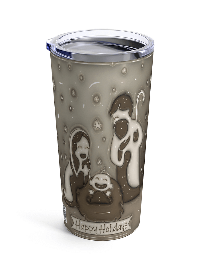 Happy Holidays Christmas Stainless Steel Tumbler product image (1)