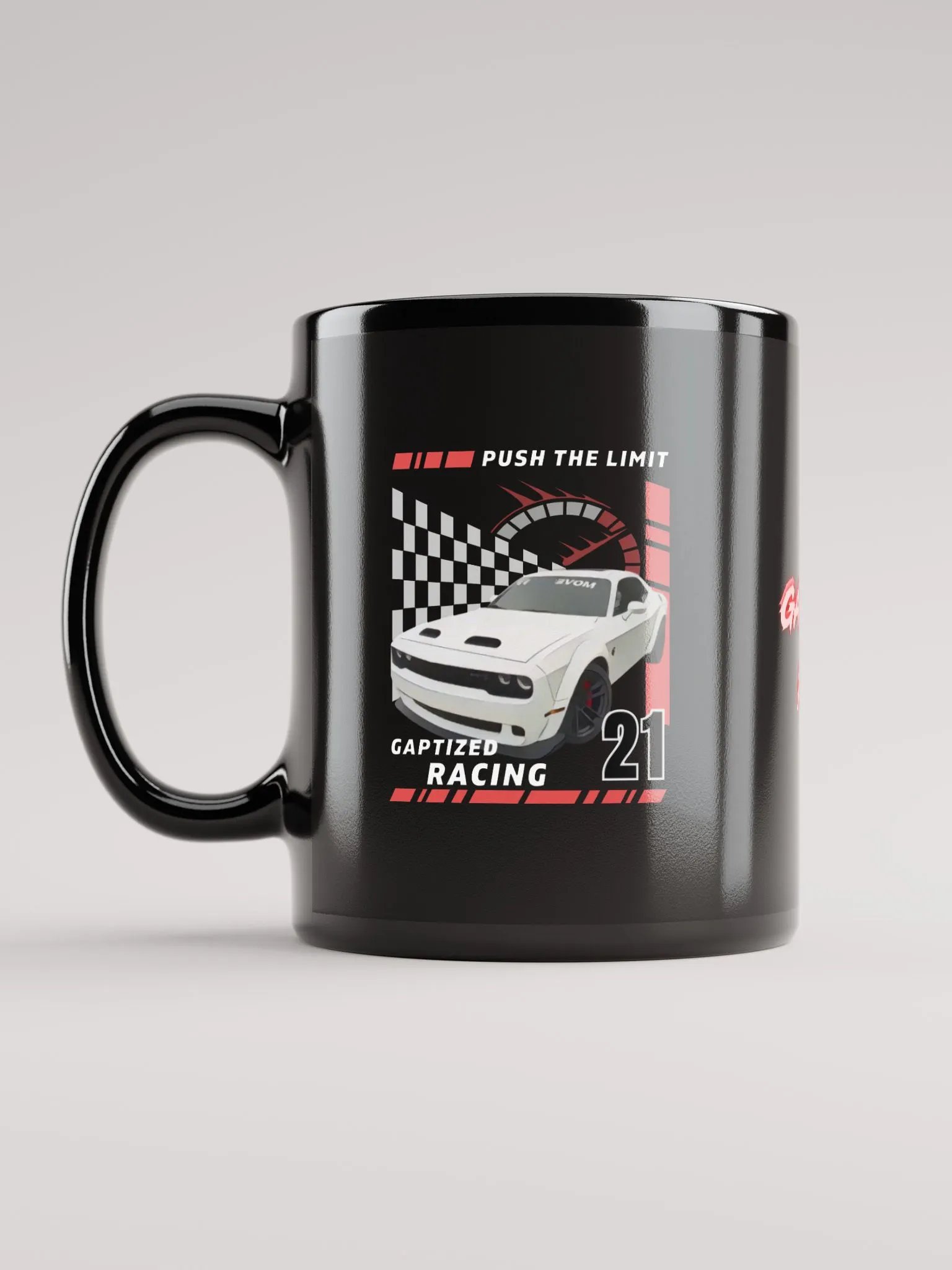 +7Hp Gaptized Racing Black Mug product image (11)