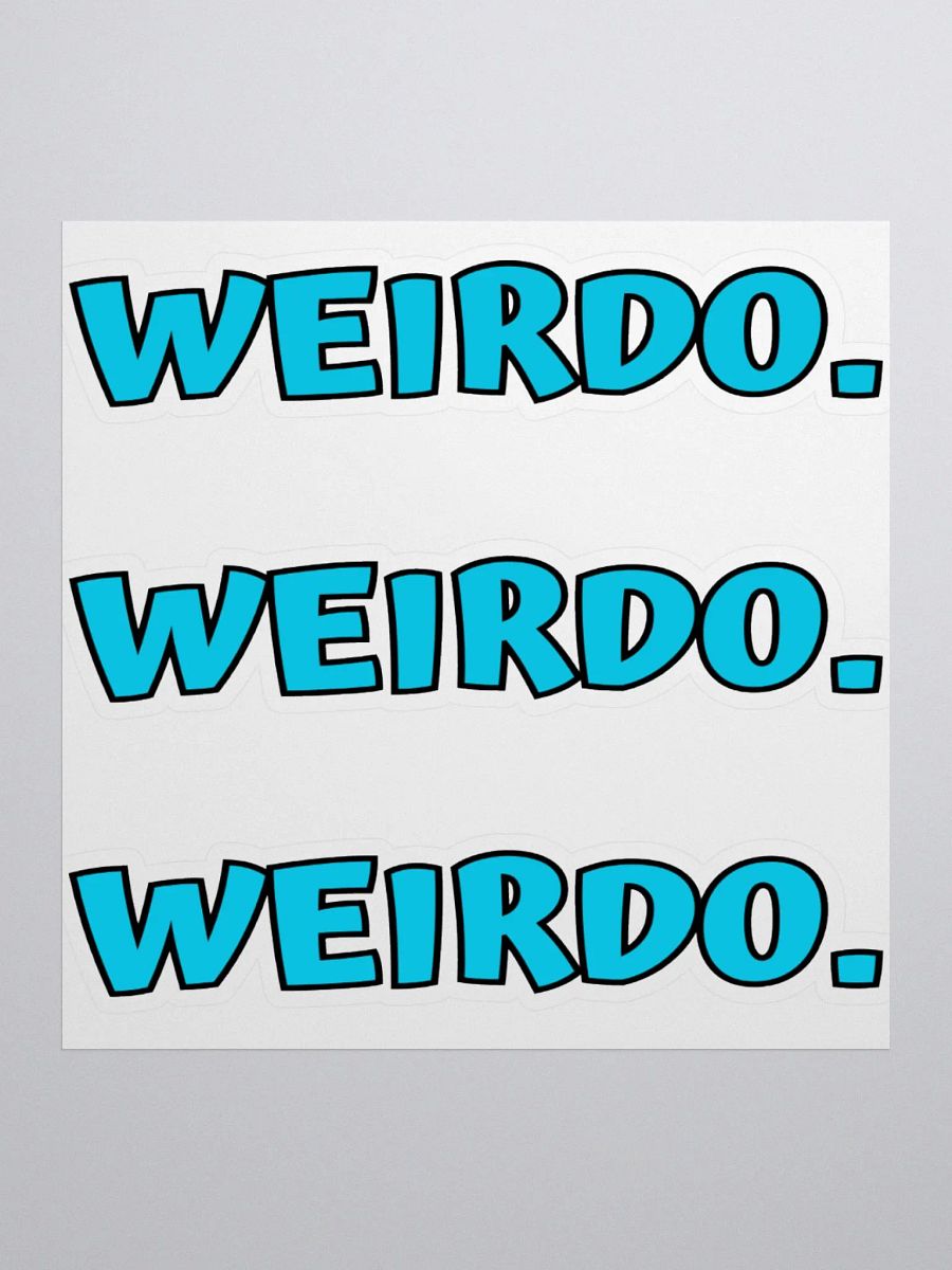Weirdo. - stickers product image (1)