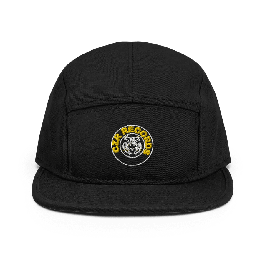 Tiger Circle Yellow Font 5 Panel Hat product image (6)