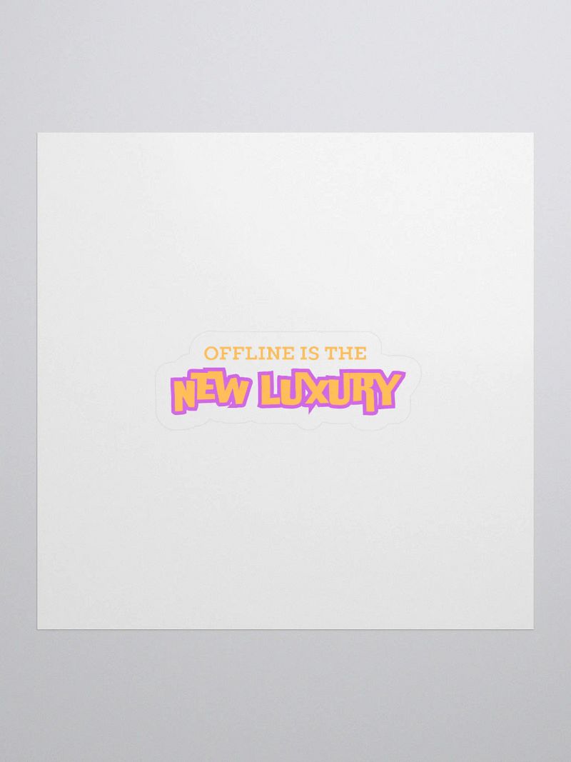 Offline Luxury Kiss Cut Stickers