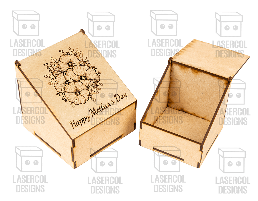 Mother's Day Gift Boxes (2 Sizes, 4 Styles) - Laser Cut Files product image (9)