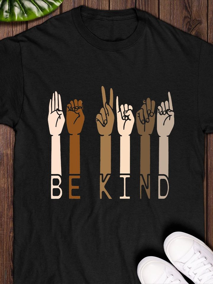 Be Kind Hand Sign Language Shirt product image (1)