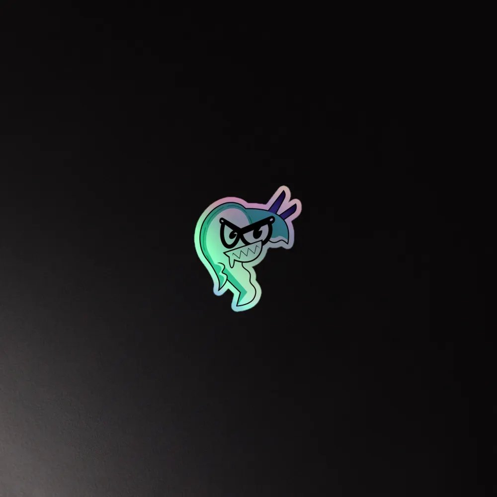 Naughty Nudibranch Holographic Sticker product image (2)
