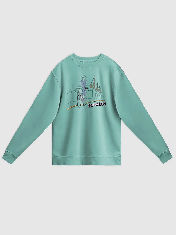 GUILLOVELO VINTAGE PIGMENT DYED BIKE SWEATSHIRT product image (1)