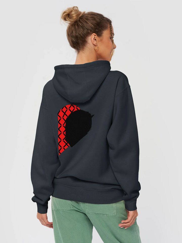 Valentine Matching Road Helmet Heart Hoodie (Right) product image (1)