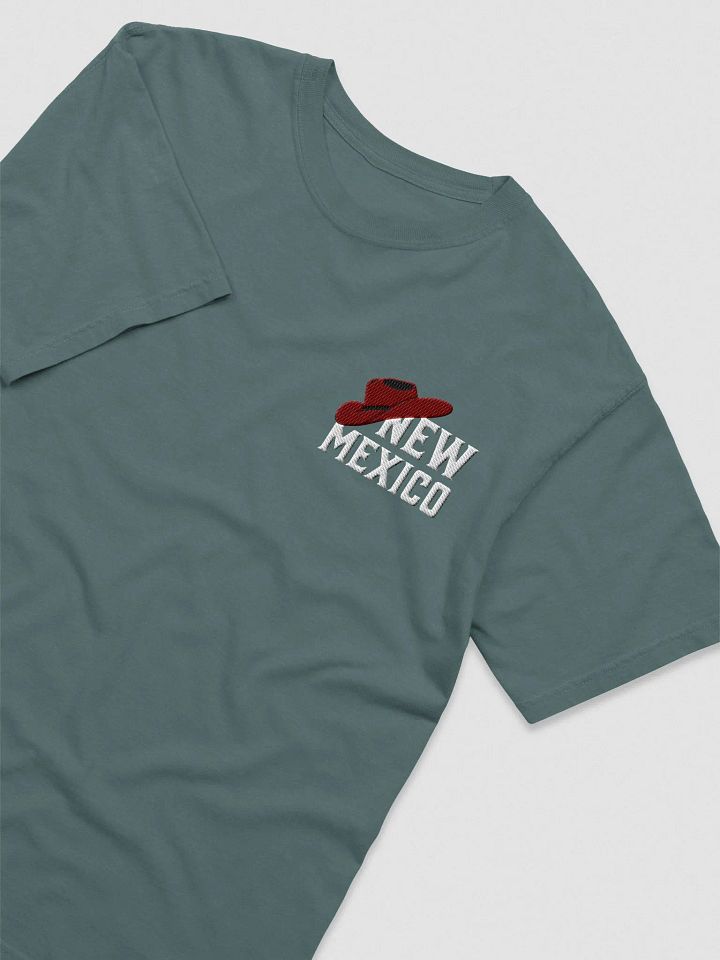New Mexico Cowboy Hat Left Side Embroidery Tee product image (1)