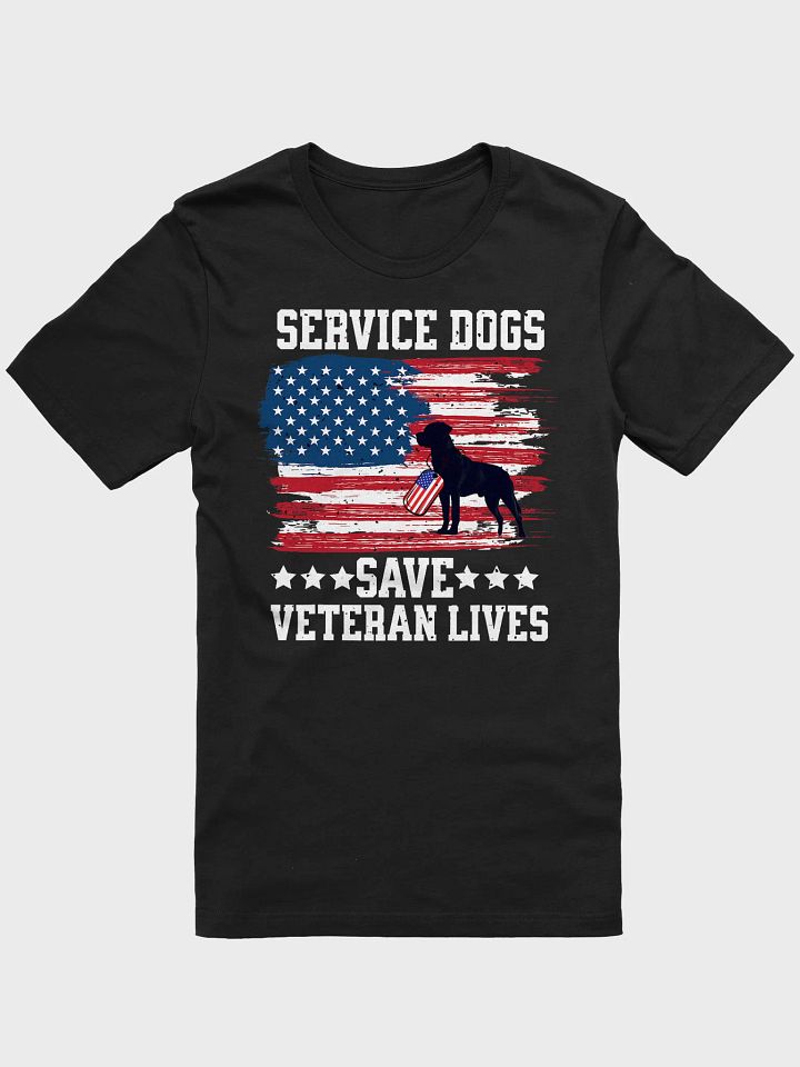Service Dogs Save Veteran Lives - Adult T-Shirt product image (1)