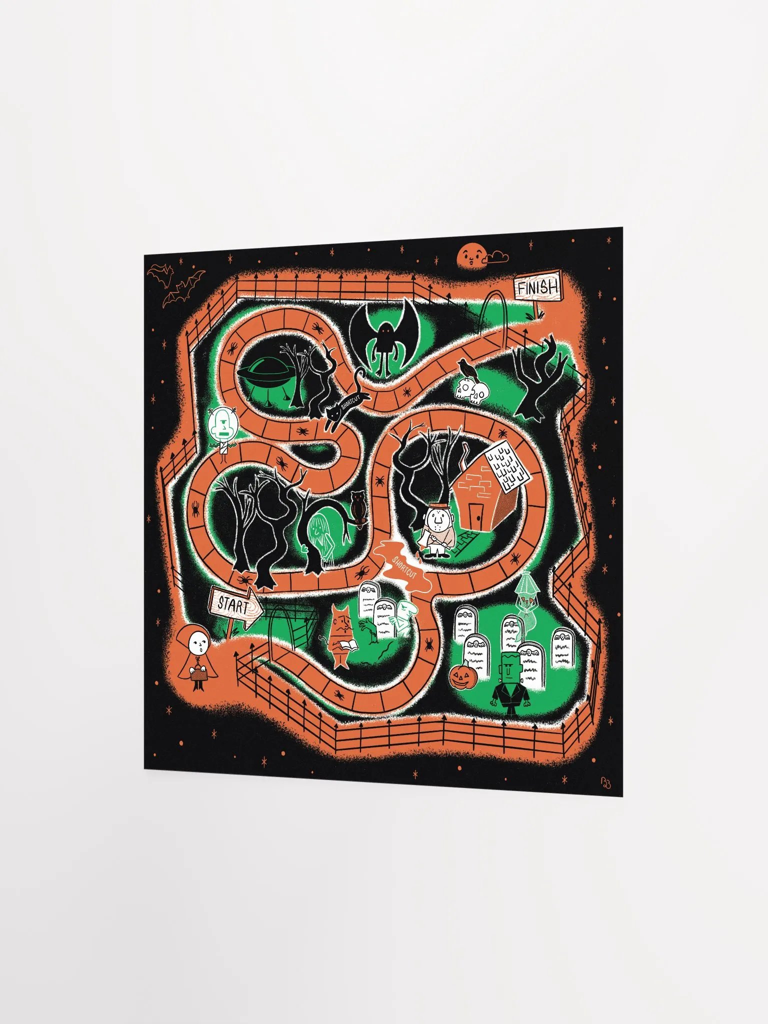 Spooky Board Game Print product image (2)