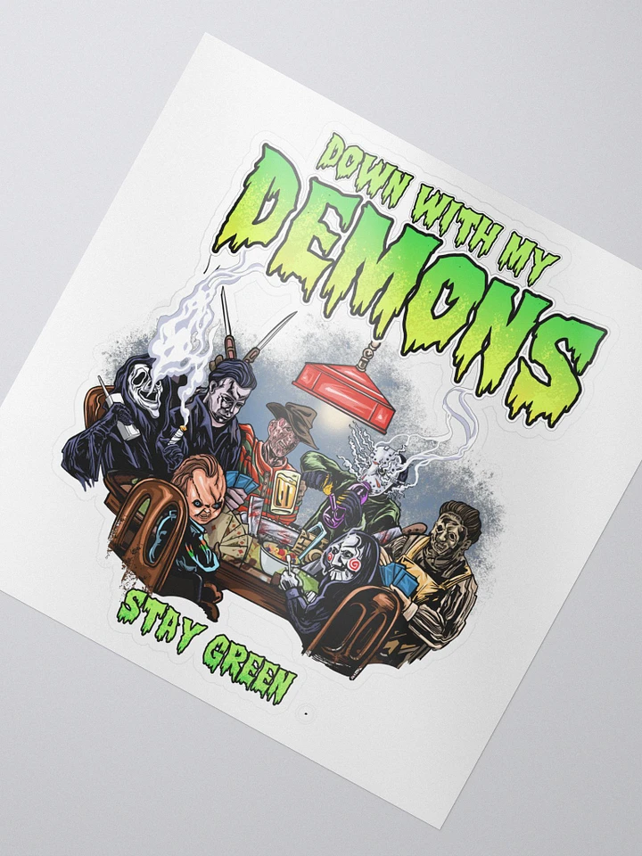 Down With My Demons Sticker product image (1)
