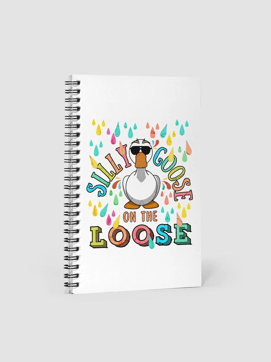 Silly Goose on the Loose Spiral Notebook product image (1)