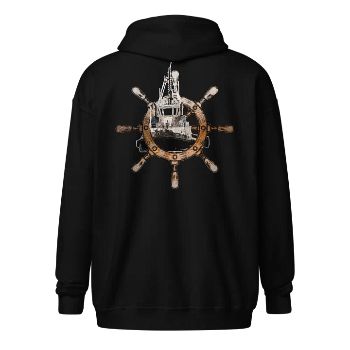 Ship Wheel & Tug Chief Zip Hoodie product image (1)