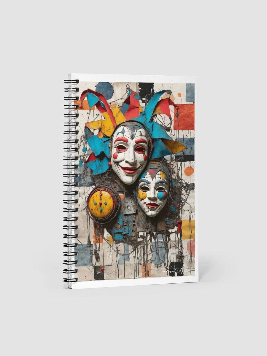 Masked Splendor Spiral Notebook product image (1)