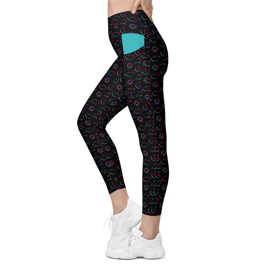 Lost Records: Bloom & Rage Raven Sun Moon Moth Leggings product image (6)