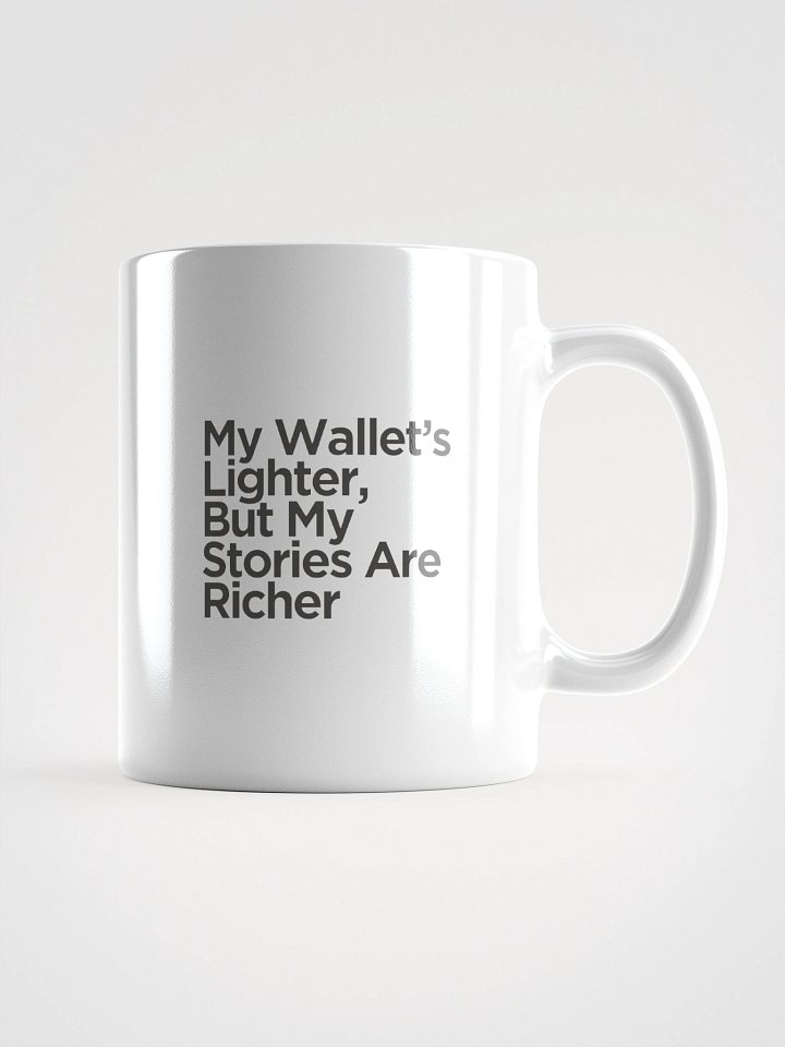Rich Stories White Glossy Mug product image (2)