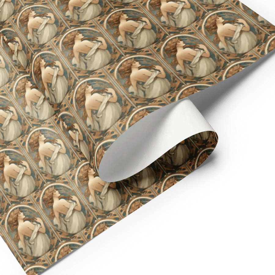 Art Nouveau Muse Wrapping Paper Set product image (7)