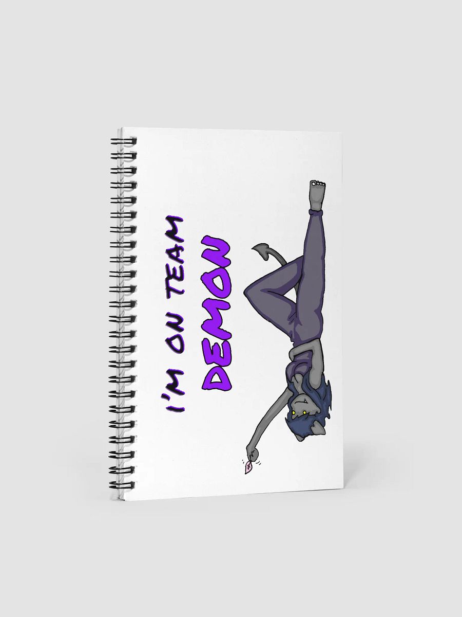 Team Demon Spiral Notebook product image (1)