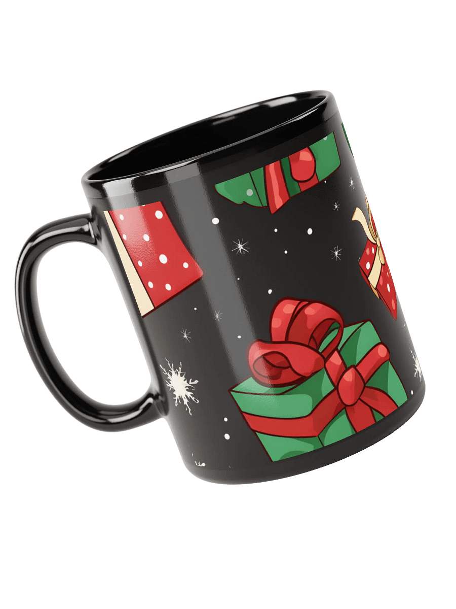Festive Delights Black Glossy Mug product image (5)