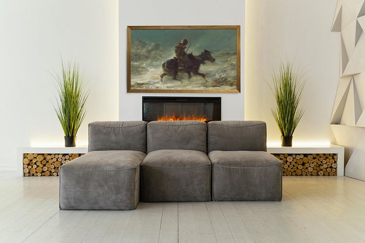 Samsung Tv Frame Vintage Oil Painting 1880 product image (2)