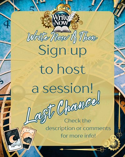 .
🎉Less than 2 WEEKS LEFT TO SIGN UP! 🎉
Host during our weekend virtual celebration of writing!
No pressure. Zero grind. Just...
