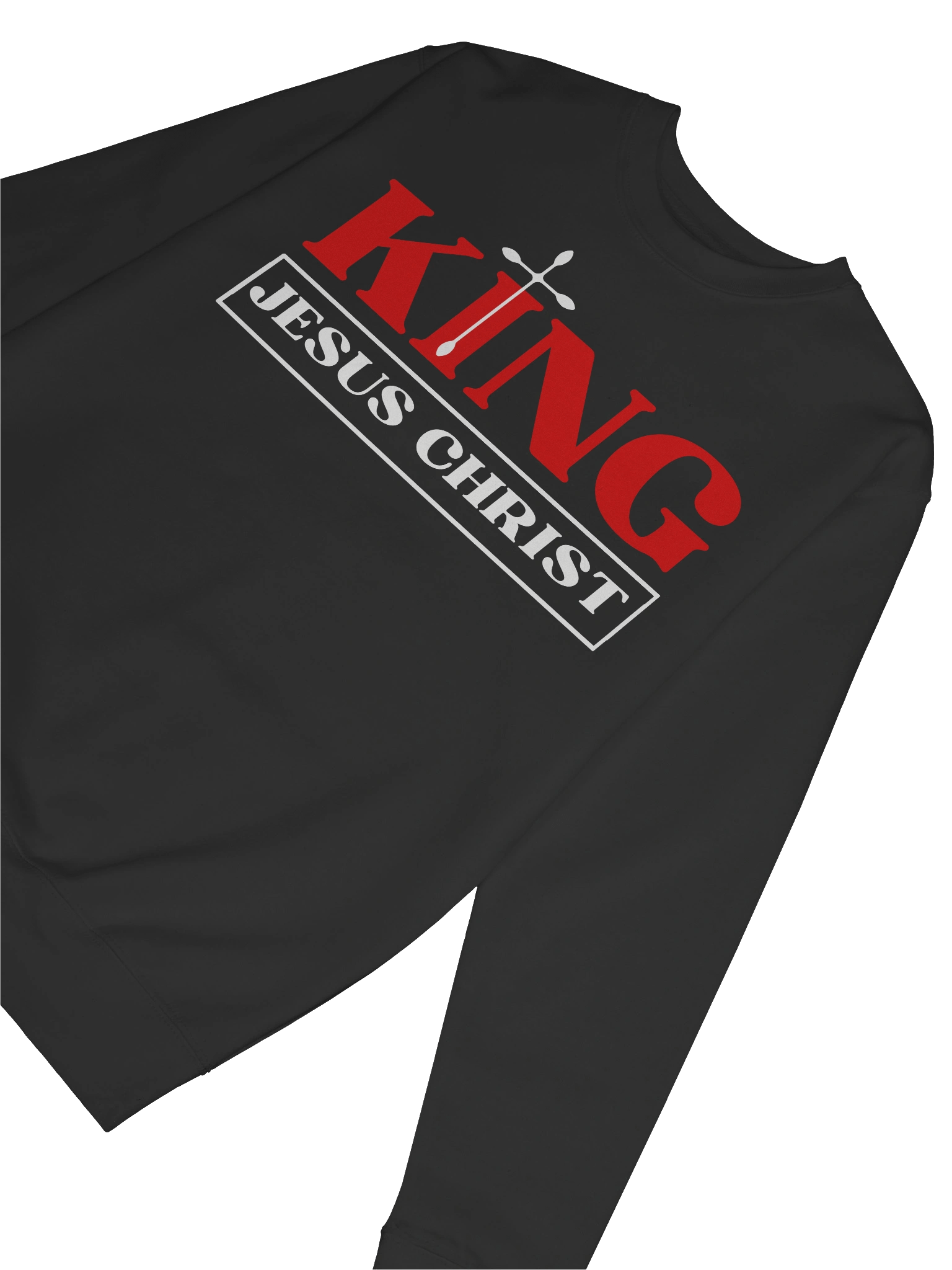King Jesus Christ Christian Sweater | Faith-Filled Winter Apparel for Believers | Raise2shine product image (5)