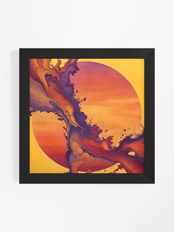 Sunset Inferno Dutch Pour Print product image (1)
