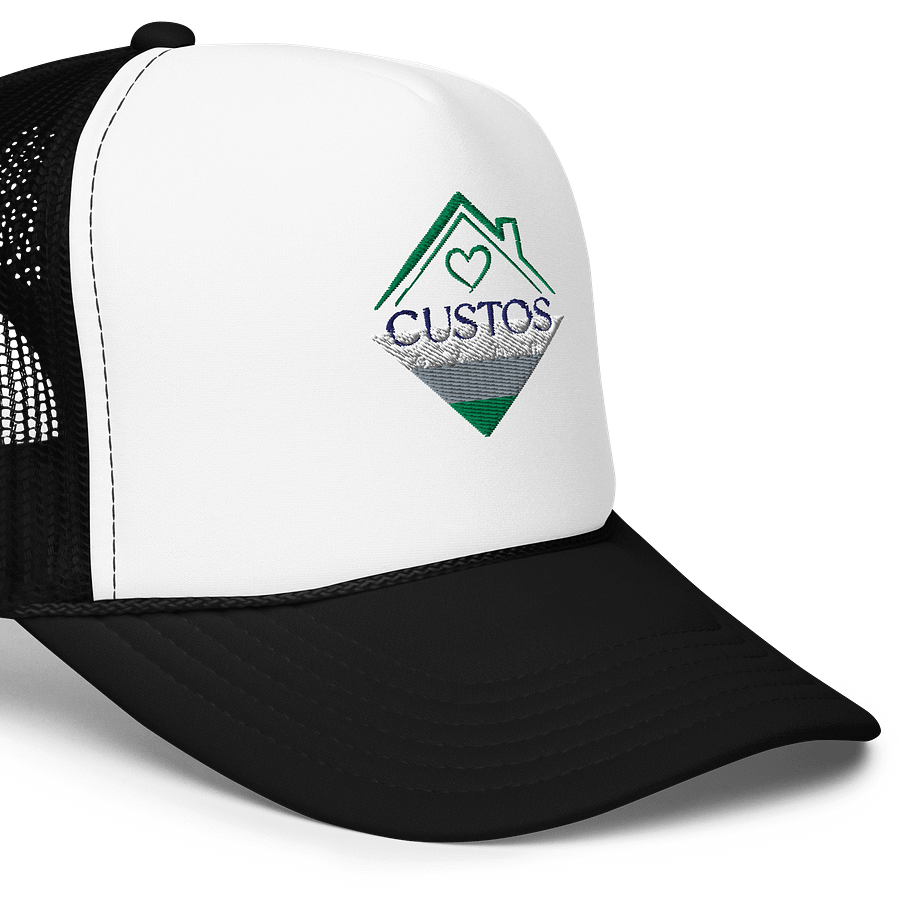 CUSTOS Heart Logo Foam Trucker Hat product image (5)