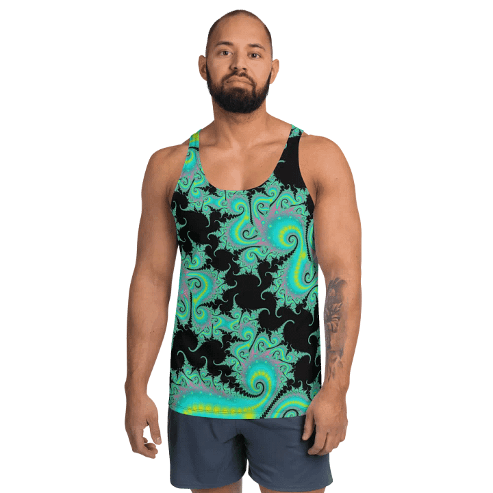 Fractal Men's Tank Top - Candyfloss Confection product image (1)