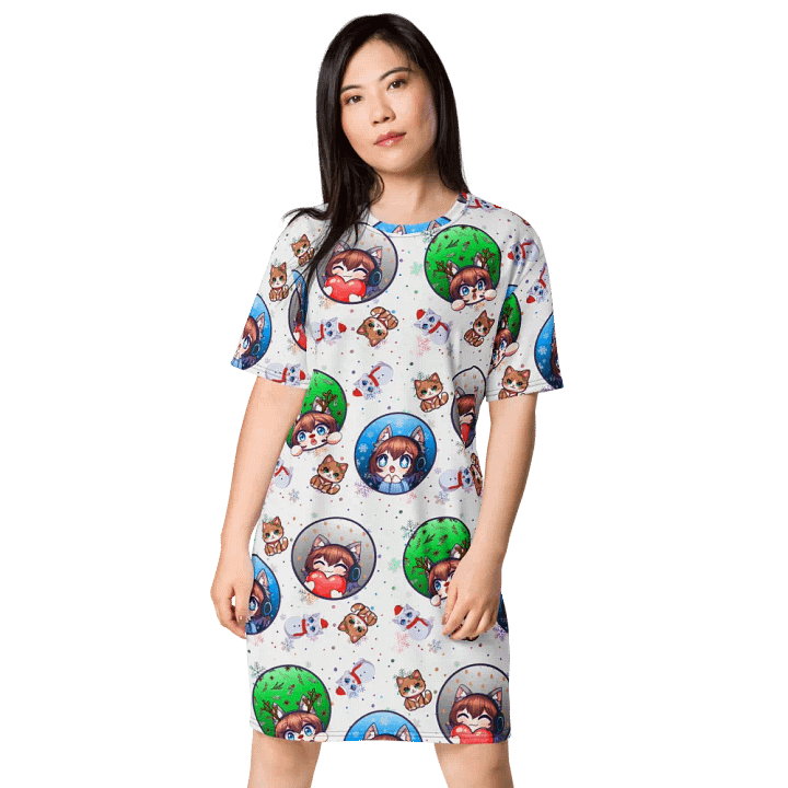 Merry Catmis T-Shirt Dress product image (1)