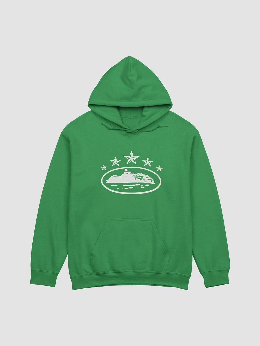 Corteiz 5 Starz Alcatraz Hoodie Green product image (1)