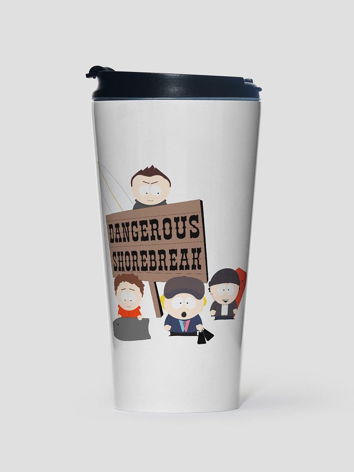 We Bodyboard // Dangerous Shorebreak Travel Mug product image (1)