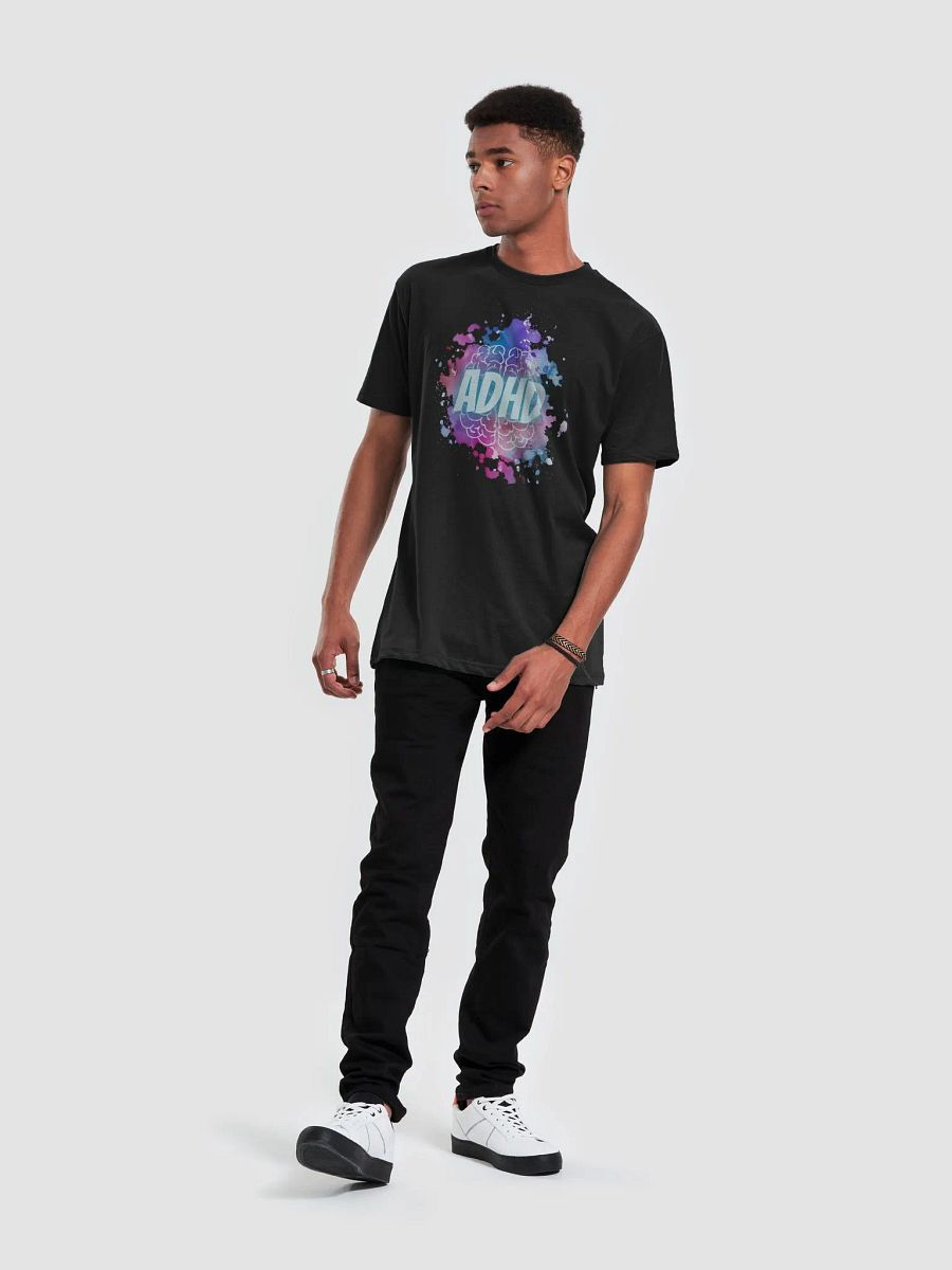 ADHD Paint Splatter Brain Super Soft Shirt product image (33)