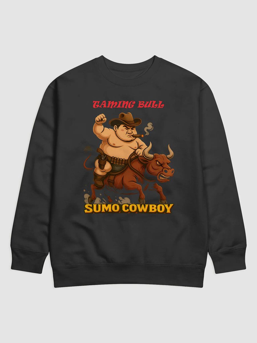 Bull-Riding Cowboy Sweatshirt product image (1)