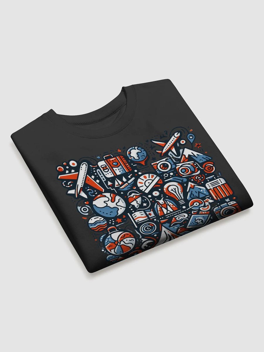 Cotton Heritage Premium Sweatshirt | AI Design about Travel product image (4)