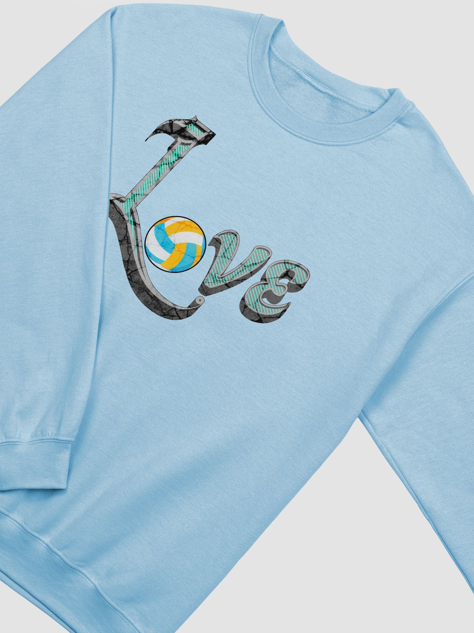 Love Volleyball Crewneck Sweatshirt product image (6)