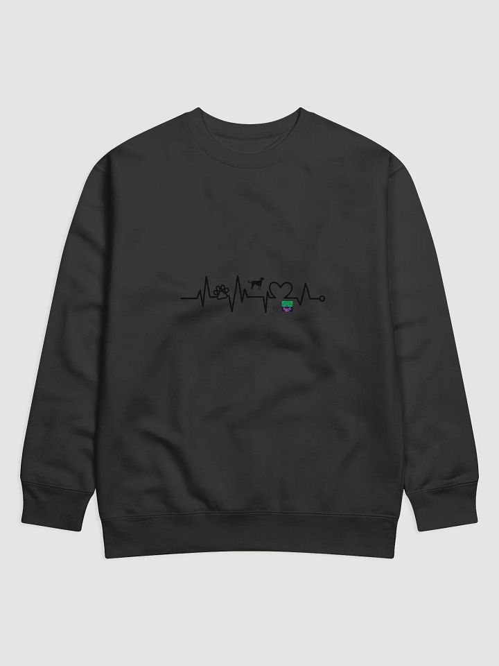 Sweatshirt Hund mit Herz und Puls product image (1)