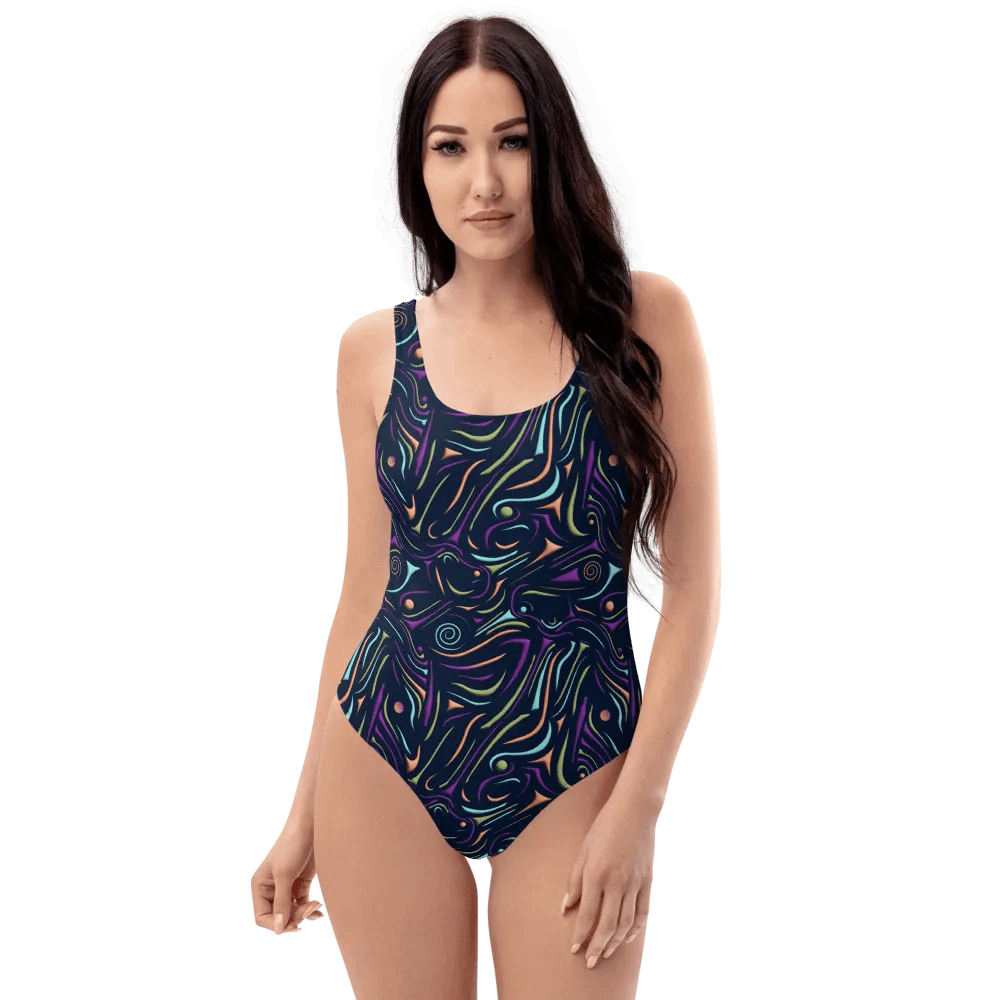Birds in Motion One-Piece Swimsuit product image (5)