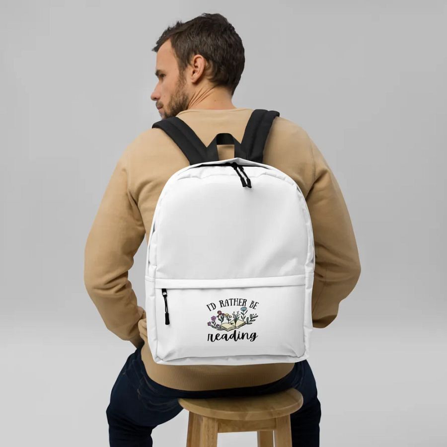I'd Rather Be Reading Backpack product image (9)