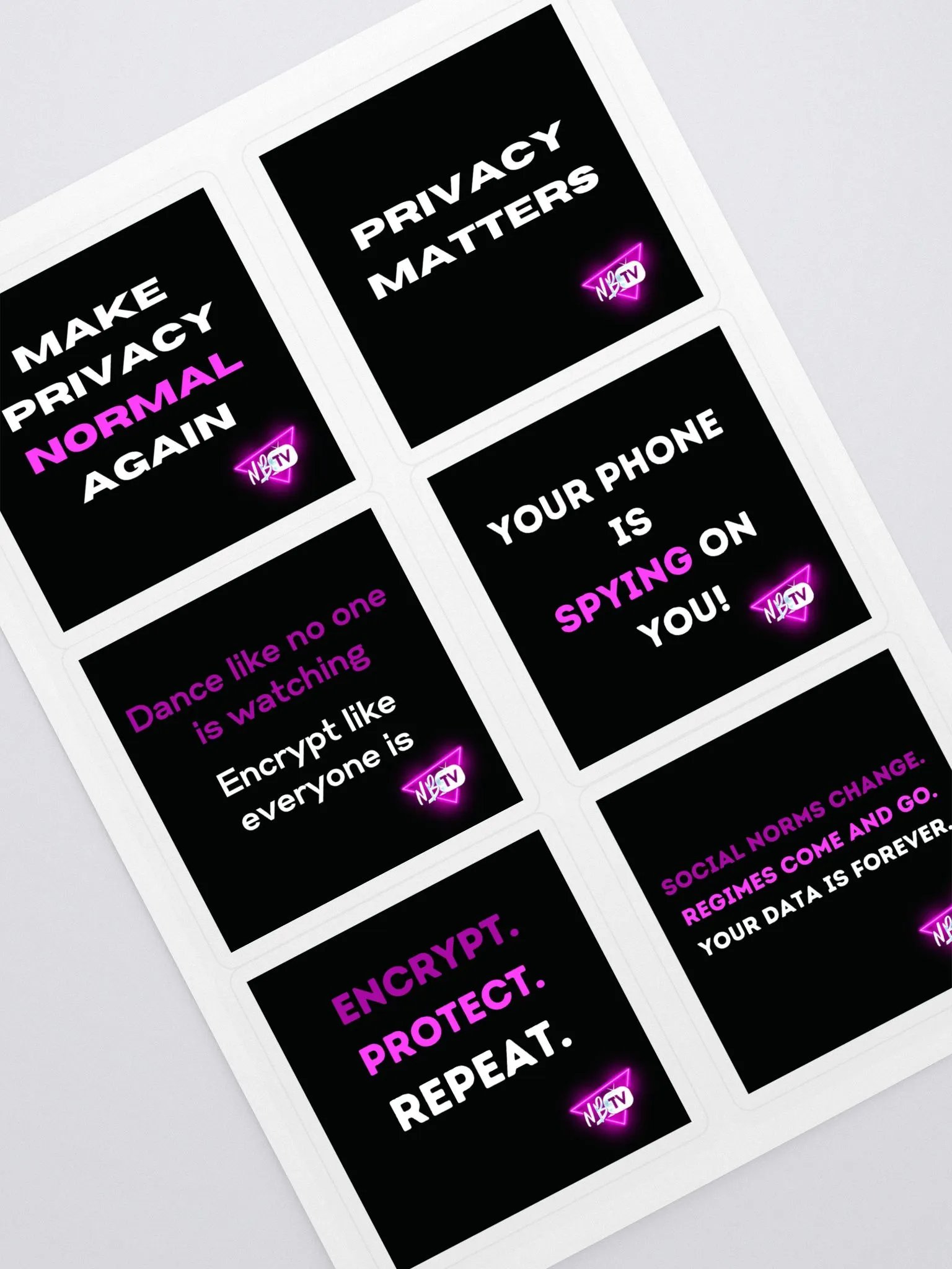 Privacy Matters Sticker Set product image (1)